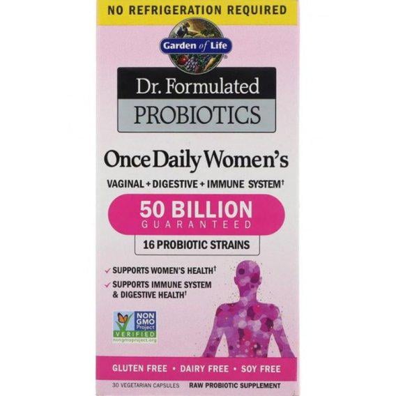 Пробиотик Garden of Life Dr. Formulated Probiotics Once Daily Women's 30 Veg Caps (GOL-11832)