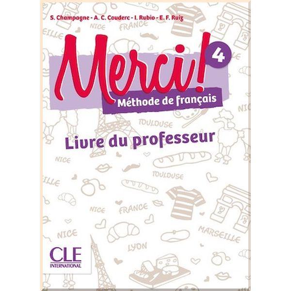 Книга для учителя Merci! 4 Livre du professeur