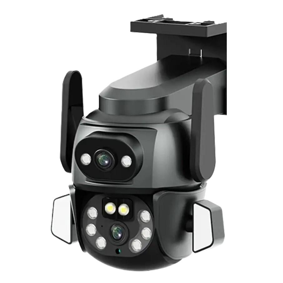 Камера відеоспостереження IP Q821 Wi-Fi 4MP 2 об'єктива 4-кратний зум Black (3_08090)