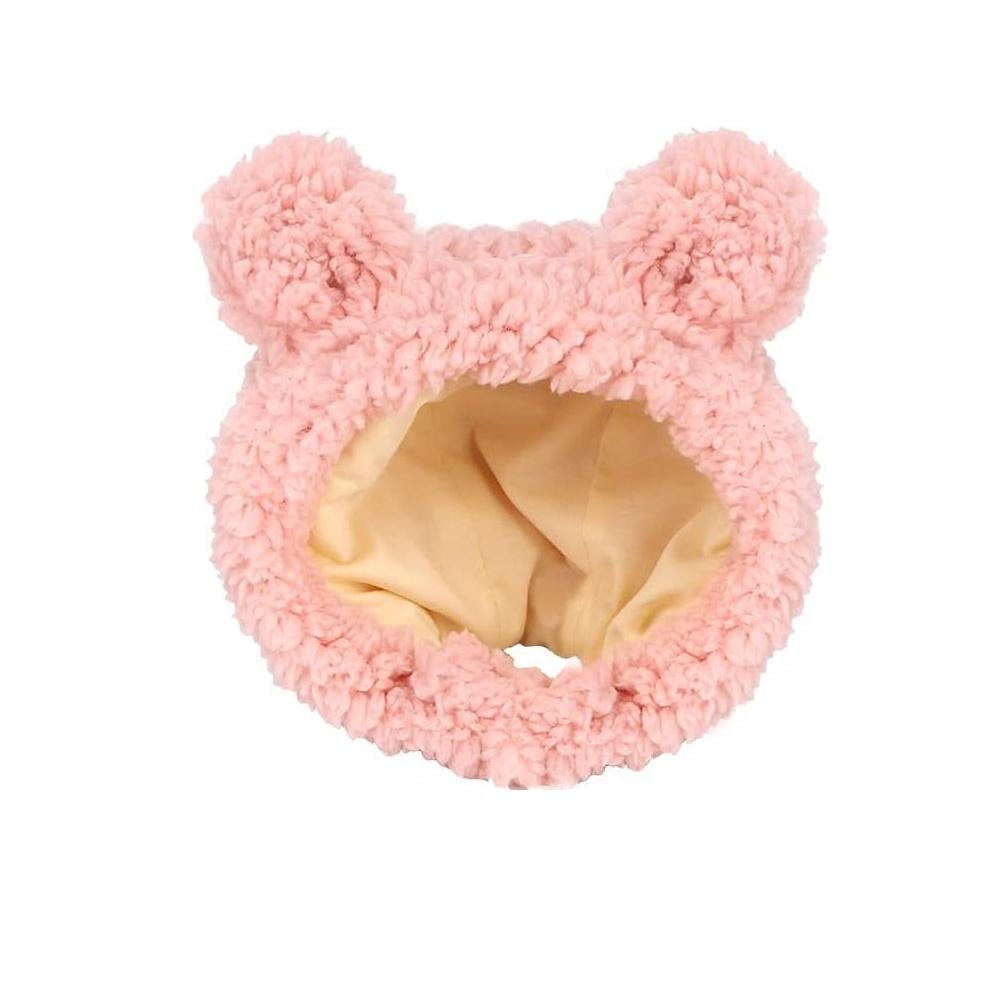 Шапка для кошек и щенков Teddy на липучке OS Розовый (3000003748)