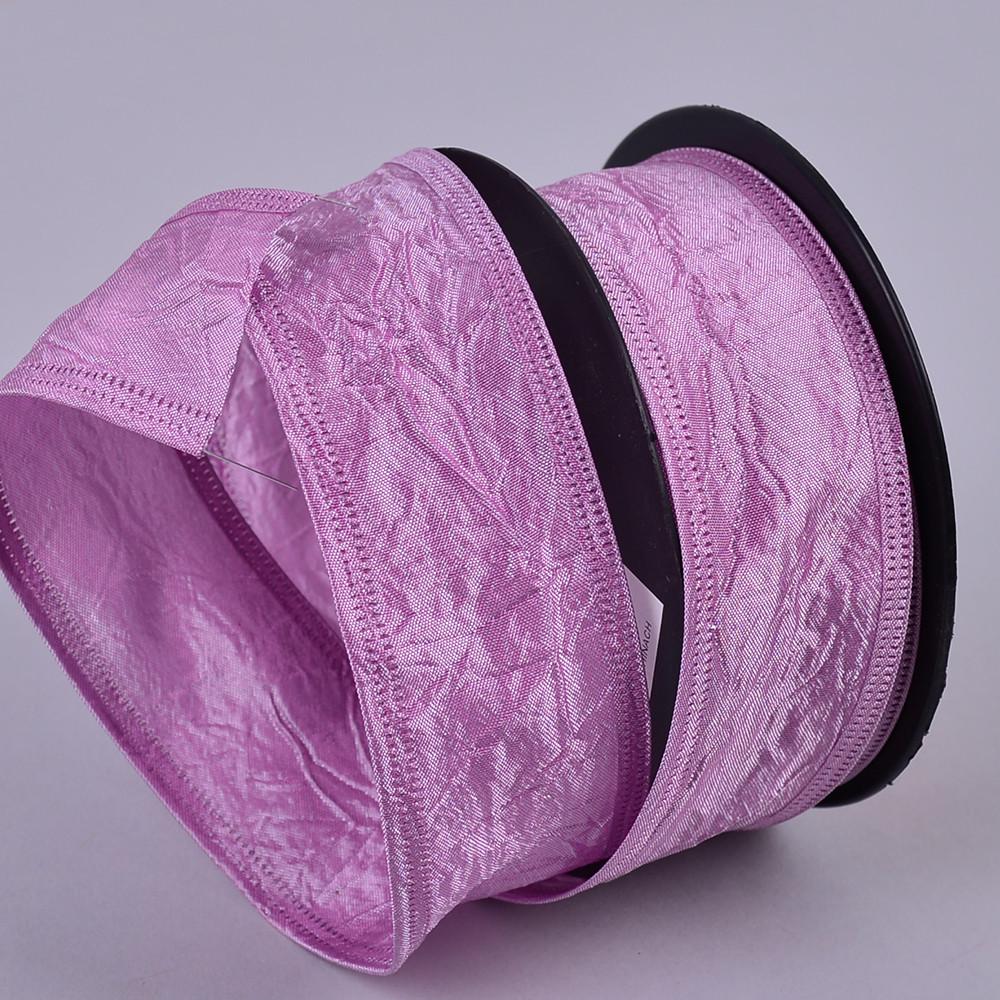Лента тафта жатая 4 см 10 ярдов Сиреневый (1491-168)
