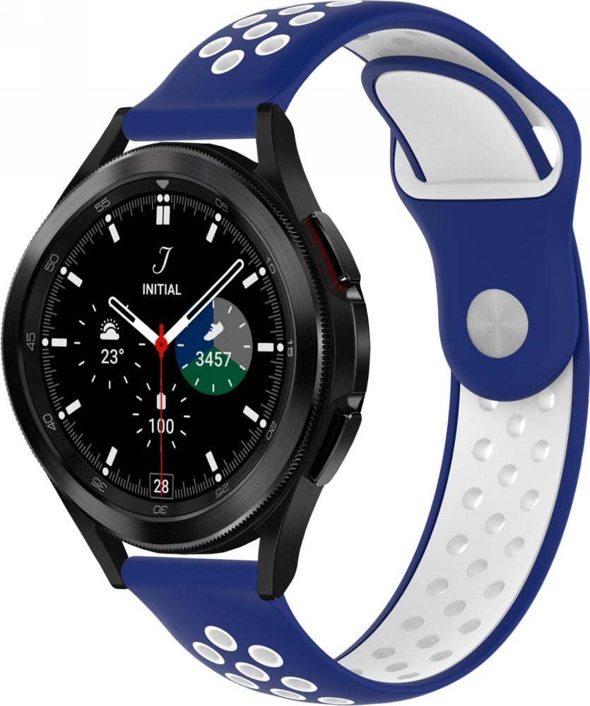 Ремінець Sport для Galaxy Watch 4 Classic 46 мм Blue White (22982-62) Ремінець Sport для Galaxy Watch 4 Classic 46 мм Blue White (22982-62)