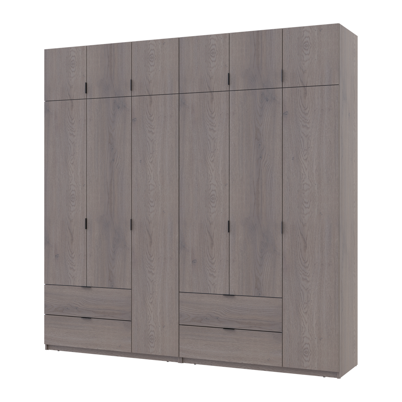 Шкаф для одежды Doros Лукас 3+3 ДСП 240х50х240 см Канноло (42005241)