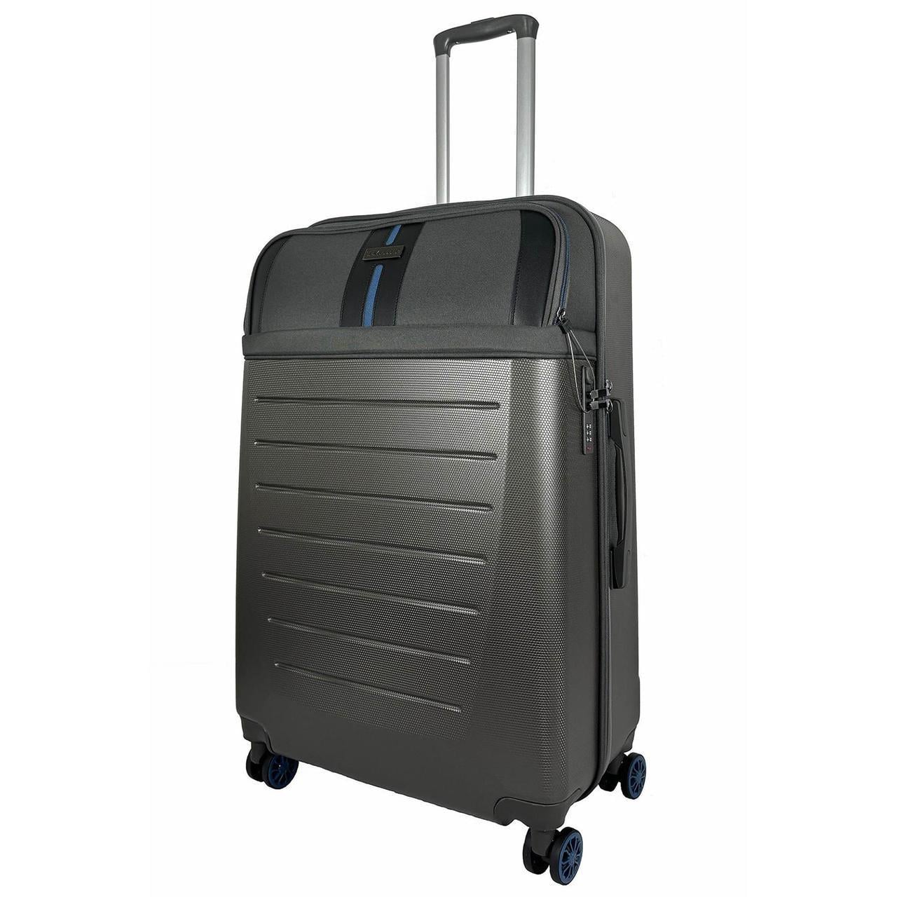 Чемодан SEMI LINE 28" L Dark Brown/Blue Line (T5736-3) Чемодан SEMI LINE 28" L Dark Brown/Blue Line (T5736-3)