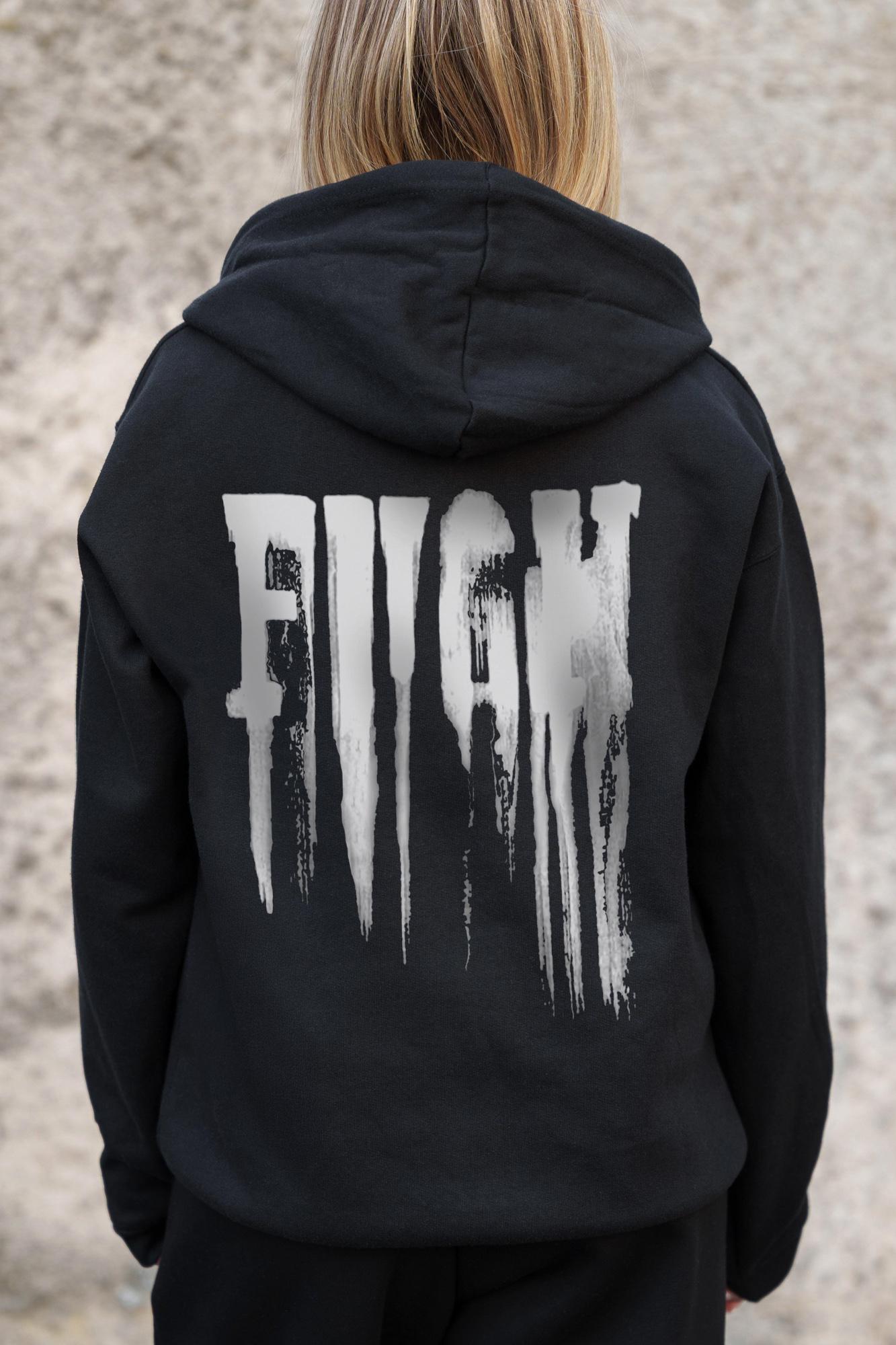 Худи-зип с принтом Without Fight  Kane L/XL Black (L/XL8055814) - фото 9