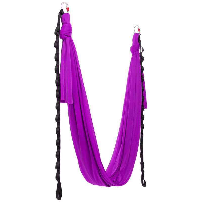 Гамак для йоги SP-Planeta Antigravity Yoga DH6026 Фіолетовий (NA003986) - фото 2