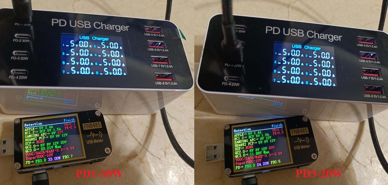 Зарядний пристрій мережевий Asometech 65W PD3.0 QC3.0 8 USB (25397332) - фото 10 Зарядний пристрій мережевий Asometech 65W PD3.0 QC3.0 8 USB (25397332) - фото 10