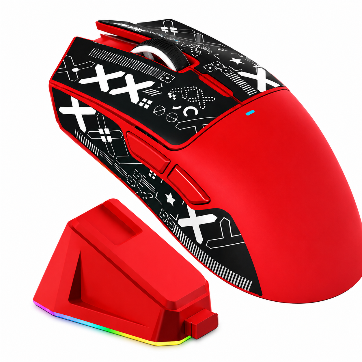 Мышь игровая беспроводная Attack Shark X11 с зарядной станцией PixArt PAW3311 22000 DPI Bluetooth + 2.4G