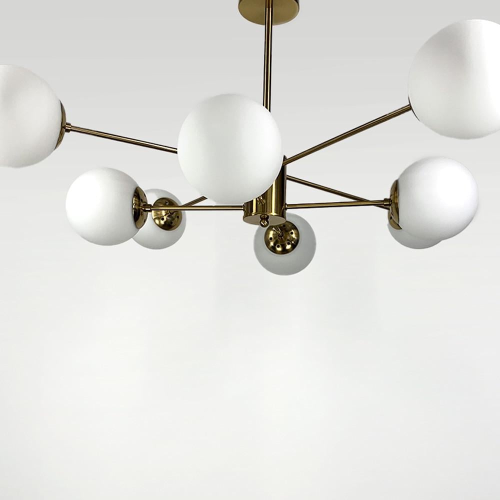 Люстра потолочная Right Selection на 8 плафонов (CD 111/8 AB) - фото 3 Люстра потолочная Right Selection на 8 плафонов (CD 111/8 AB) - фото 3