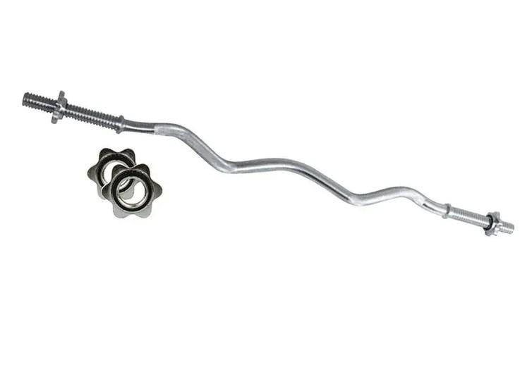 Гриф для штанги Toorx W-образный 120 см 25 мм с винтовыми замками (BCV-120) - фото 2 Гриф для штанги Toorx W-образный 120 см 25 мм с винтовыми замками (BCV-120) - фото 2