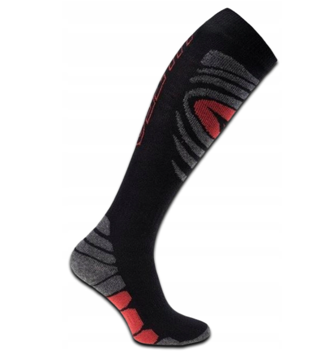 Носки горнолыжные Hi-Tec Galache р. 39-42 Black/Grey/Red (HT-GLH-BLKGR-42) - фото 2 Носки горнолыжные Hi-Tec Galache р. 39-42 Black/Grey/Red (HT-GLH-BLKGR-42) - фото 2