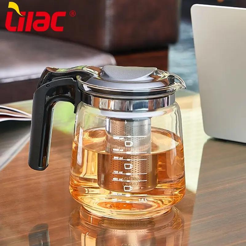 Заварник для чая LILAC S72 инфьюзерного типа с фильтром из нержавеющей стали 1500 мл (27667588) - фото 6 Заварник для чая LILAC S72 инфьюзерного типа с фильтром из нержавеющей стали 1500 мл (27667588) - фото 6