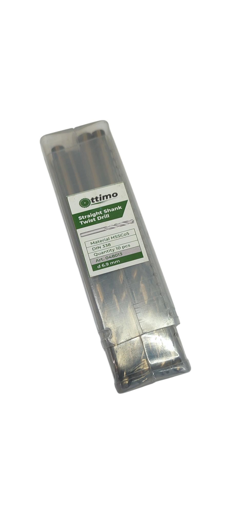 Свердло OTTIMO ц/х ф Р6М5К5 шліфоване А1 6,9 мм (048013) - фото 2 Свердло OTTIMO ц/х ф Р6М5К5 шліфоване А1 6,9 мм (048013) - фото 2