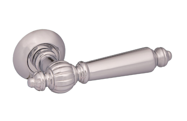Ручки дверные Gavroche Rhodium A5 CPCP комплект Хром/хром (2139087977)