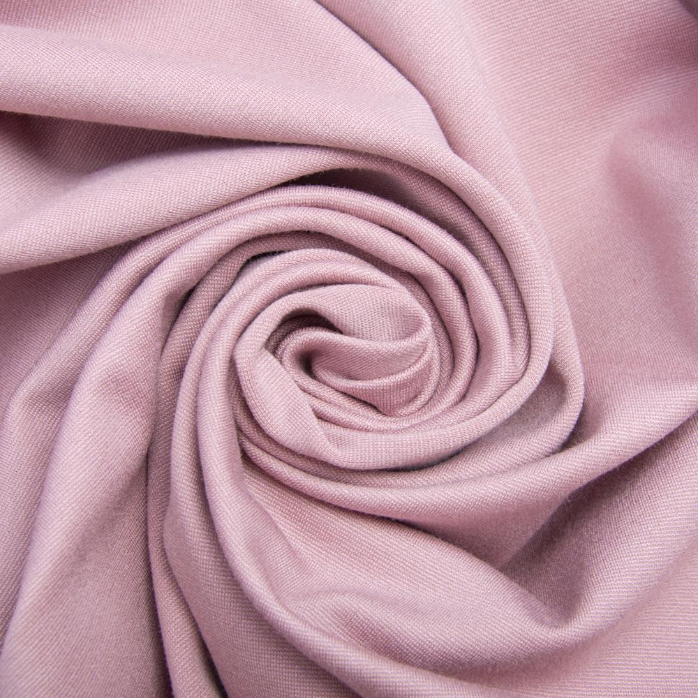 Ткань трикотаж Прага-640grm на флисе Пудра (23505)