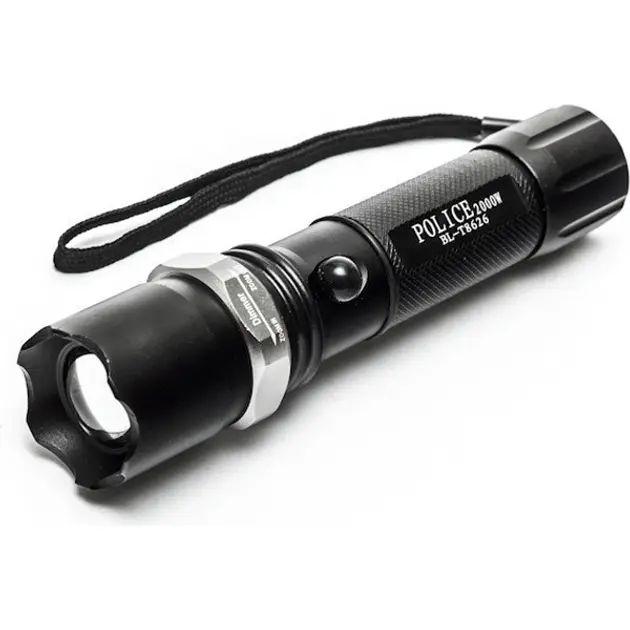 Фонарь Bailong BL-T8626-XPE-S 13,5 см 18650 220V 12V (opt-103951)