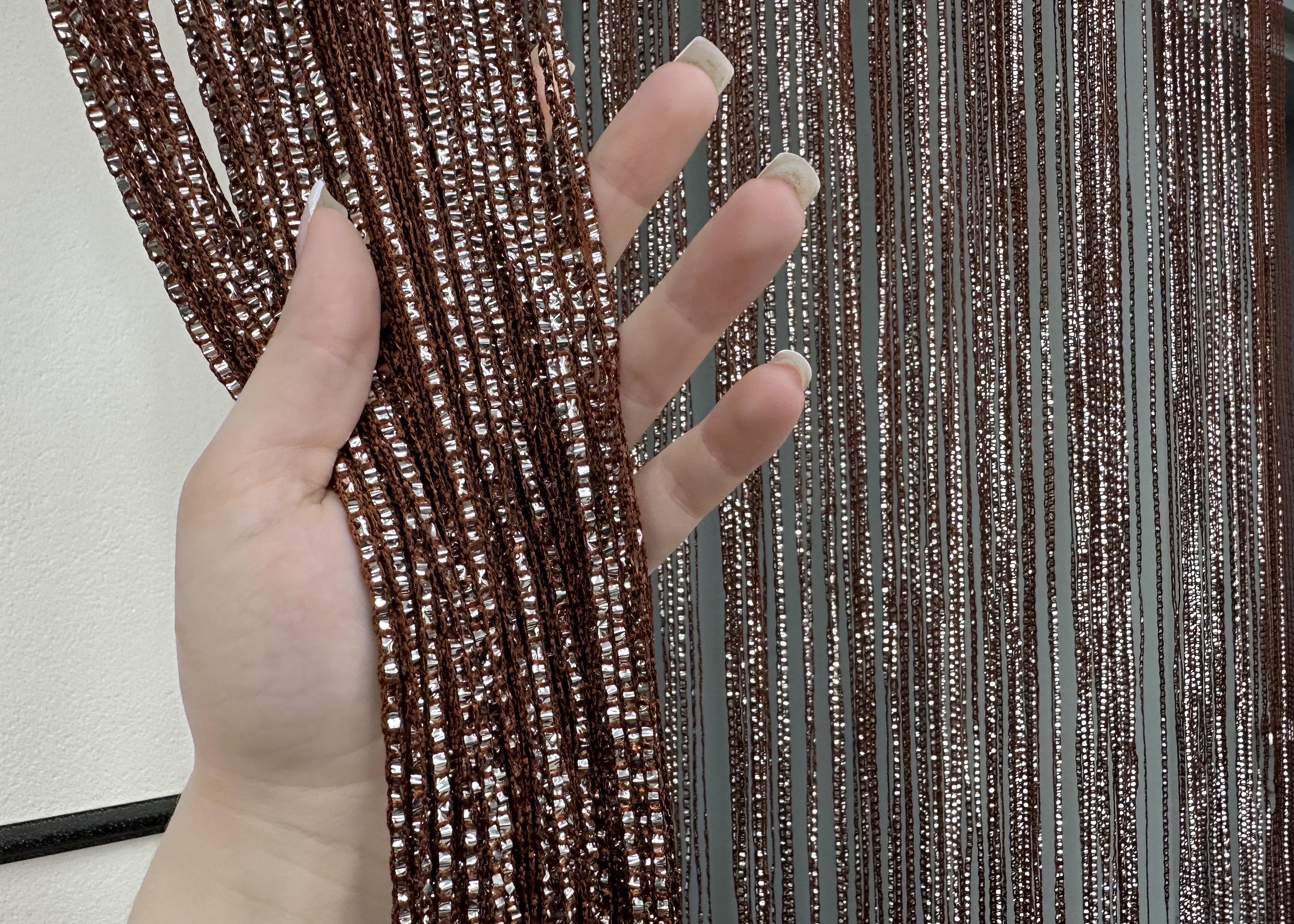 Шторы-нити Rovi Premium с люрексом 300х300 см Коричневый (61-115) - фото 6 Шторы-нити Rovi Premium с люрексом 300х300 см Коричневый (61-115) - фото 6