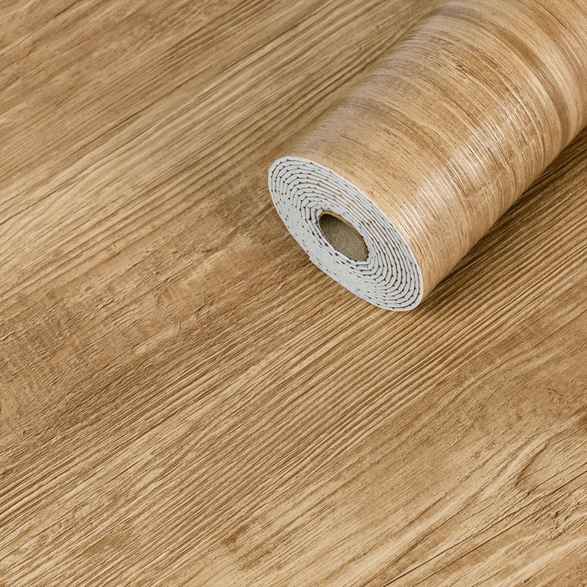 Самоклеющаяся виниловая плитка в рулоне Ясень 3000х600х2 мм (1002-7-матовый)