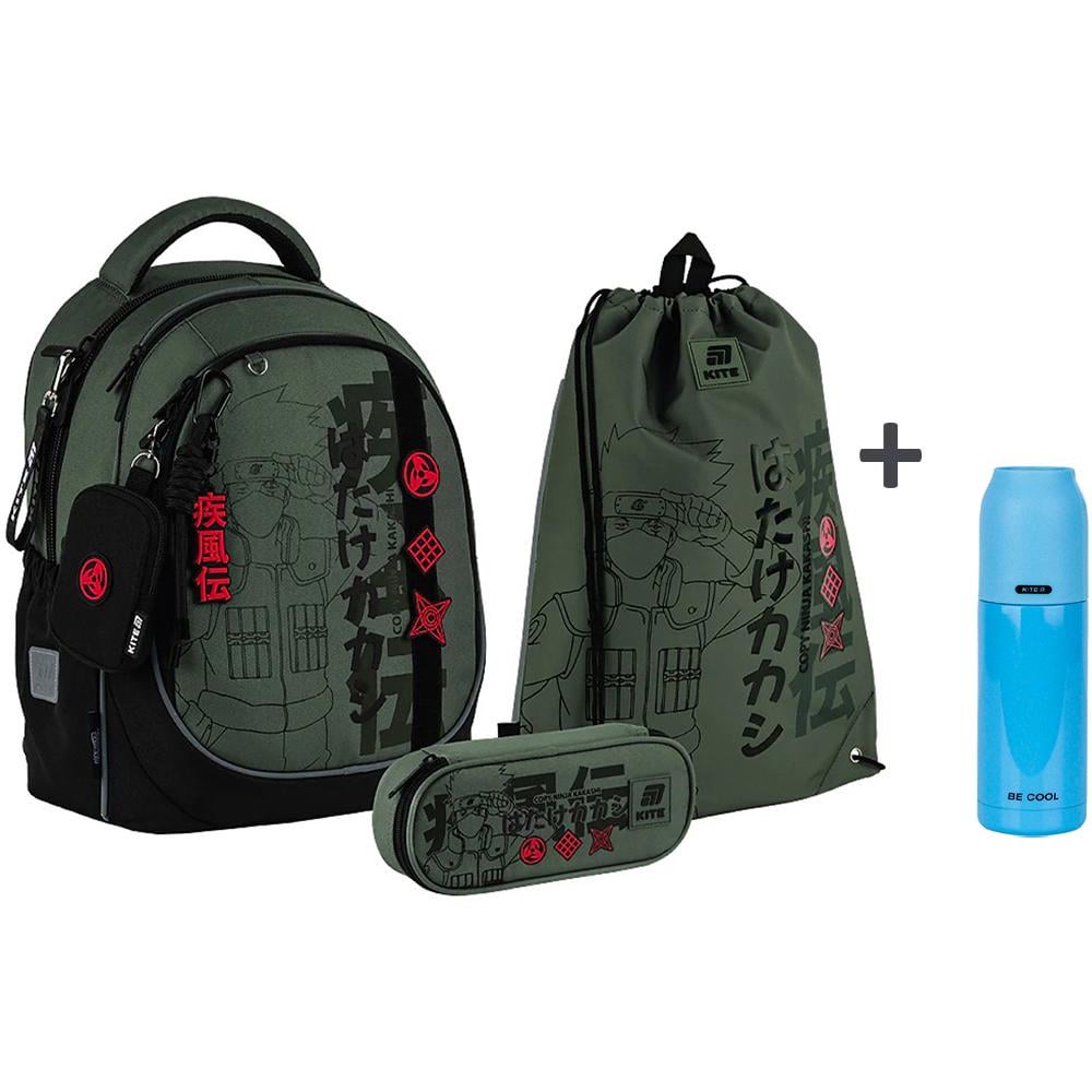 Шкільний набір KITE Naruto Shippuden рюкзак/пенал/сумка для взуття (SET_(NR25-700M) - фото 2