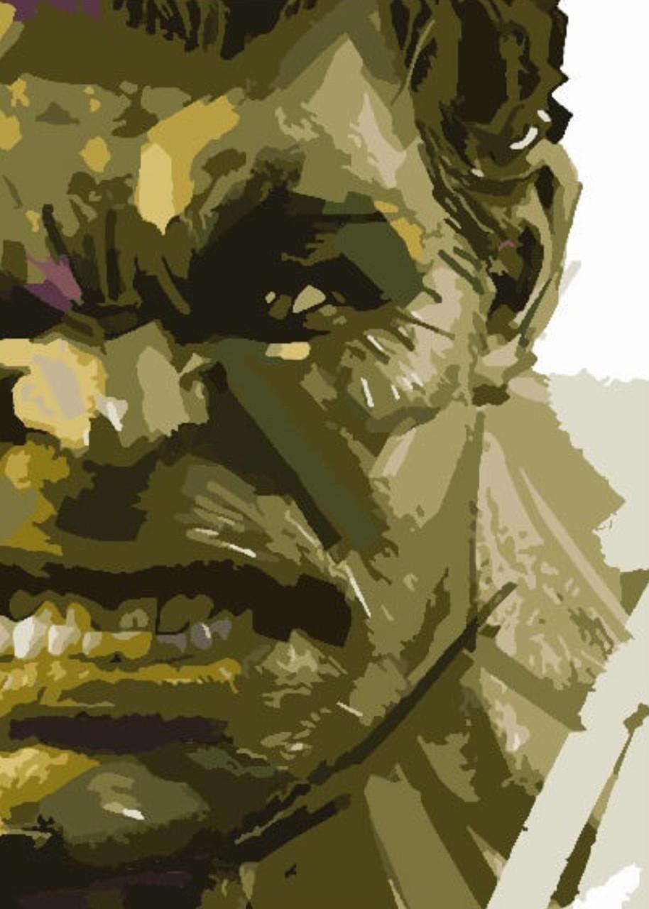 Картина GeekLand Hulk Art minimal 40х60 см (HK.09.041)