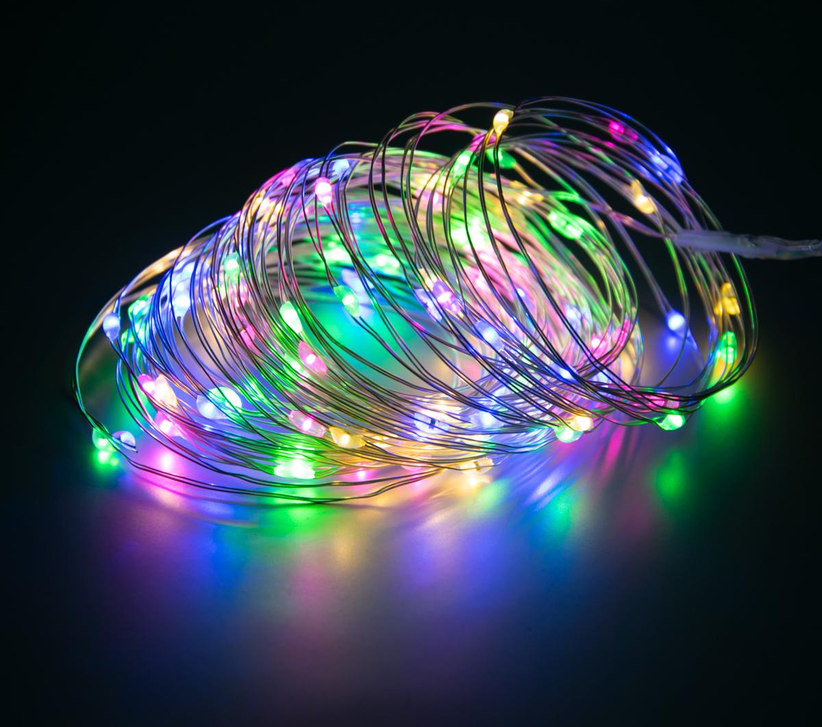 Гірлянда Multi Xmas 100 Led крапля роси 11,3 м (1008863-Other) - фото 3