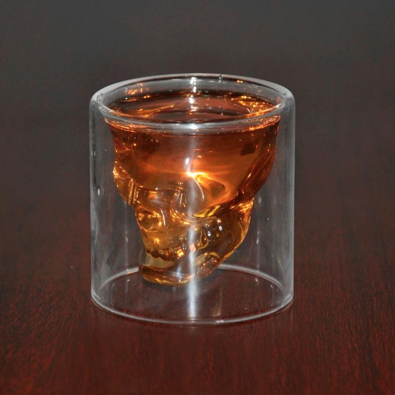 Чарка череп RESTEQ 75 мл 4 шт. (VA-Shot glass skull 4) - фото 6