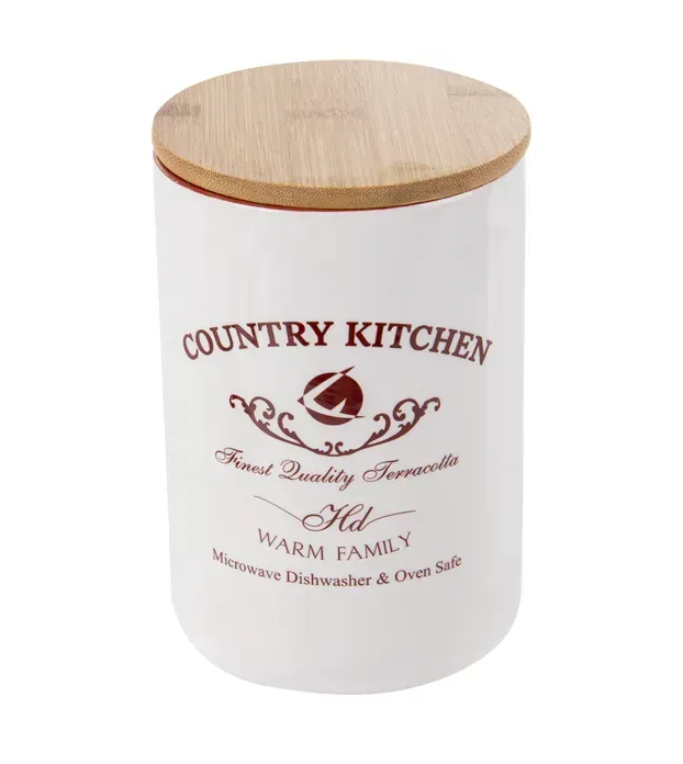 Банка для сипучих продуктів Country kitchen 1000 мл 10x15 см - фото 1