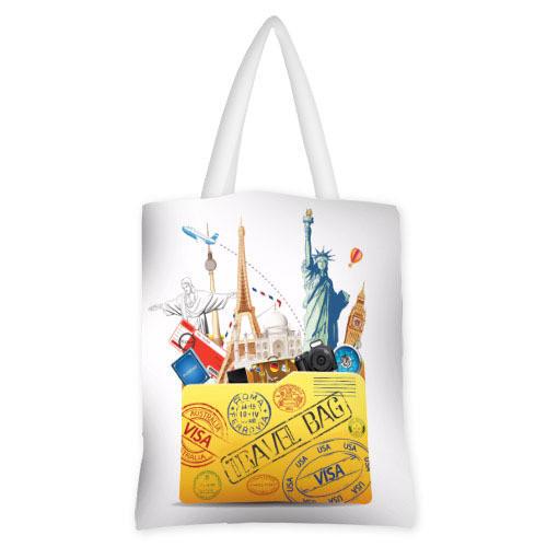 Сумка женская тканевая Presentville Travel bag (SV TRV003 WH)