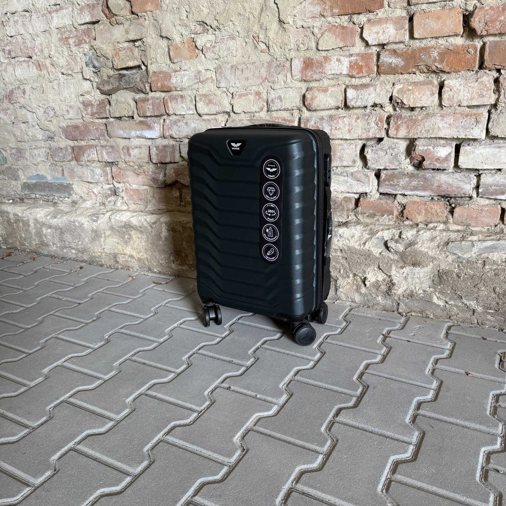 Валіза Wings PEA01 дорожня S Зелений (26557324) - фото 4 Валіза Wings PEA01 дорожня S Зелений (26557324) - фото 4