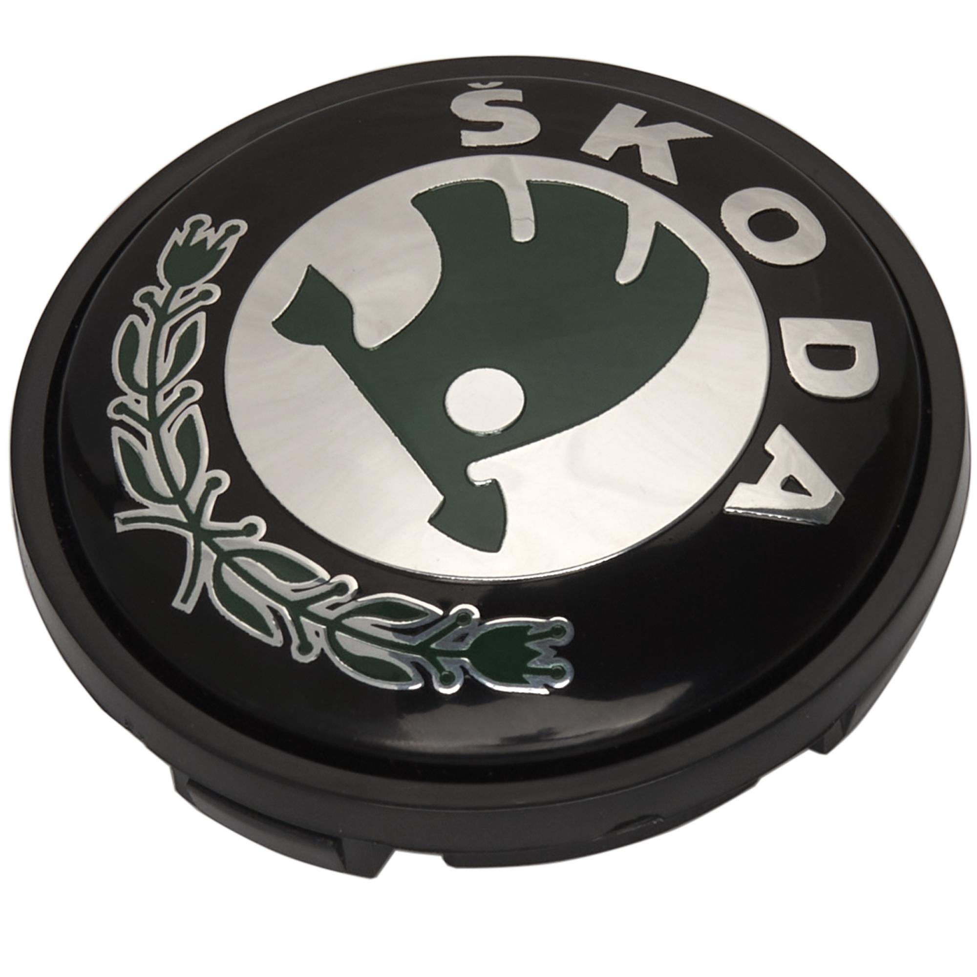 Заглушки литых дисков для Skoda Octavia Tour A5 A7/Fabia/Rapid/Superb 5JA60115 56 мм Зеленый Заглушки литых дисков для Skoda Octavia Tour A5 A7/Fabia/Rapid/Superb 5JA60115 56 мм Зеленый