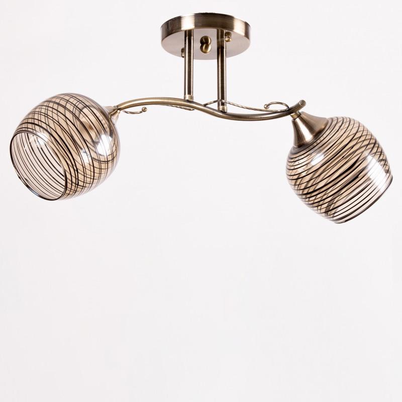 Люстра потолочная LightHouse SR-17007/2 AB L500 W130 H230 Бронзовый (6061)
