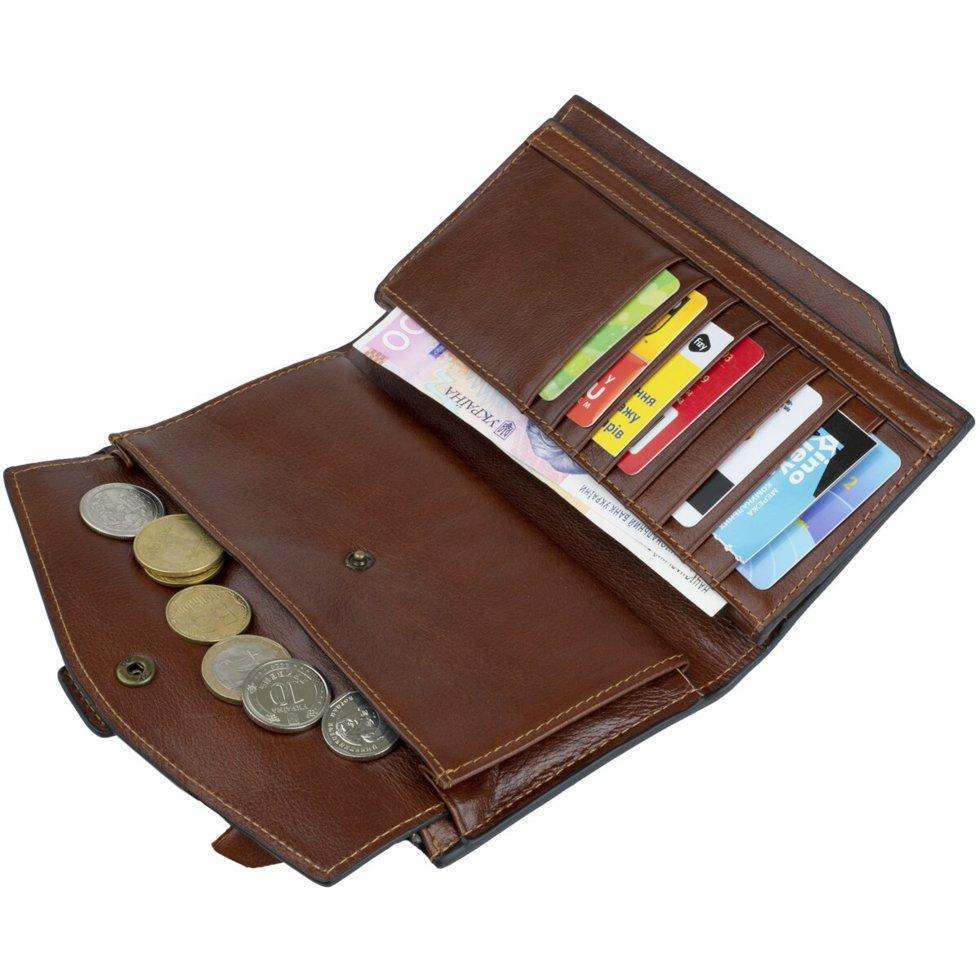 Кошелек мужской 714372 Коричневый (13961030) - фото 4 Кошелек мужской 714372 Коричневый (13961030) - фото 4