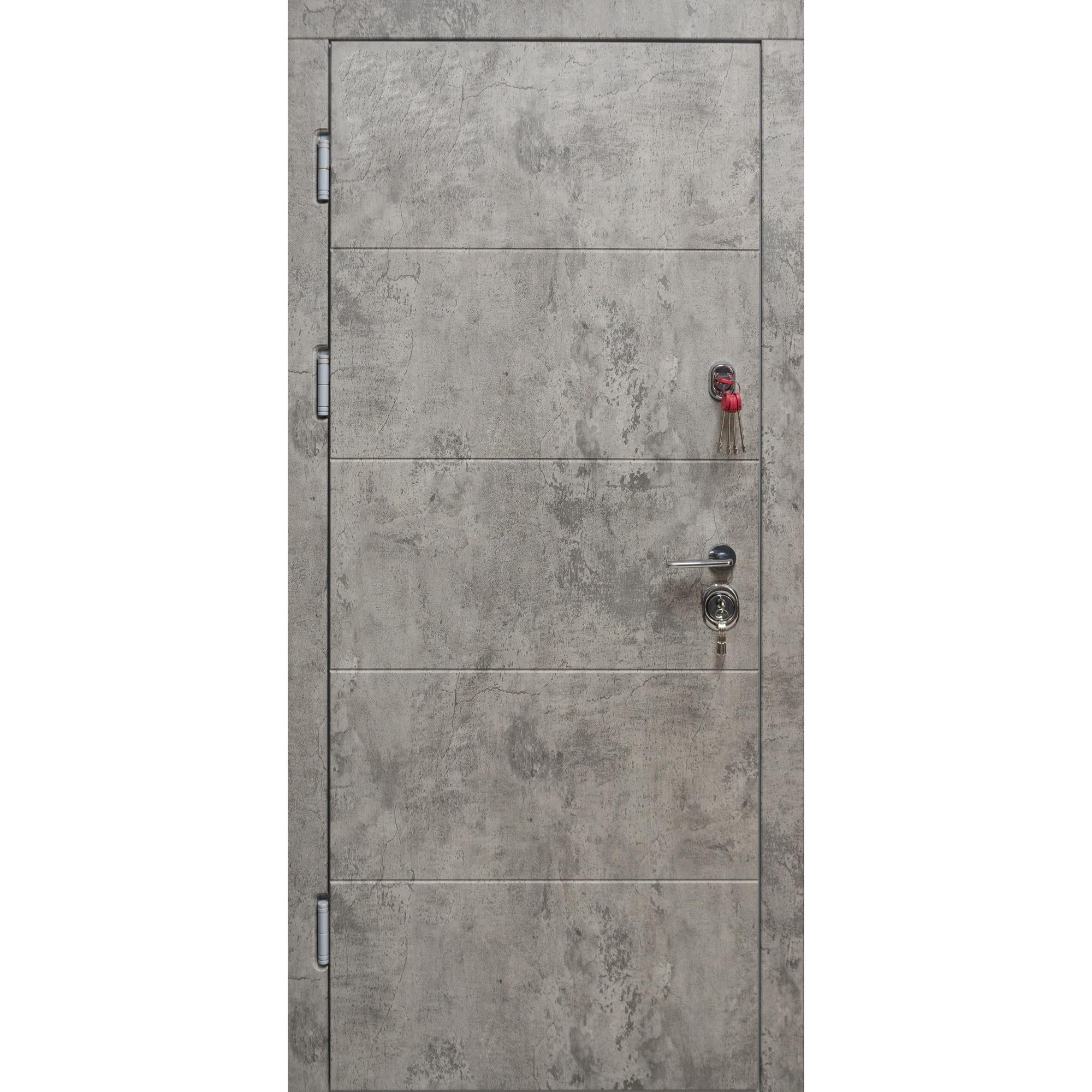 Дверь входная Very Dveri Алиса с большим зеркало 2030х850 см Базальт лофт/Сосна прованс (VD1011)