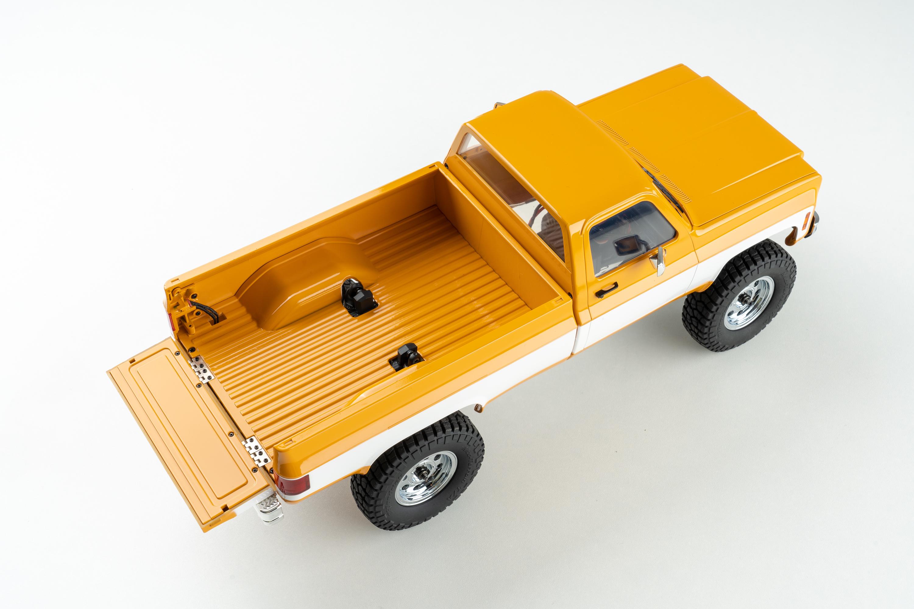 Машинка на радиоуправлении FMS 1:18 Chevrolet K10 RTR Желтый - фото 30 Машинка на радиоуправлении FMS 1:18 Chevrolet K10 RTR Желтый - фото 30