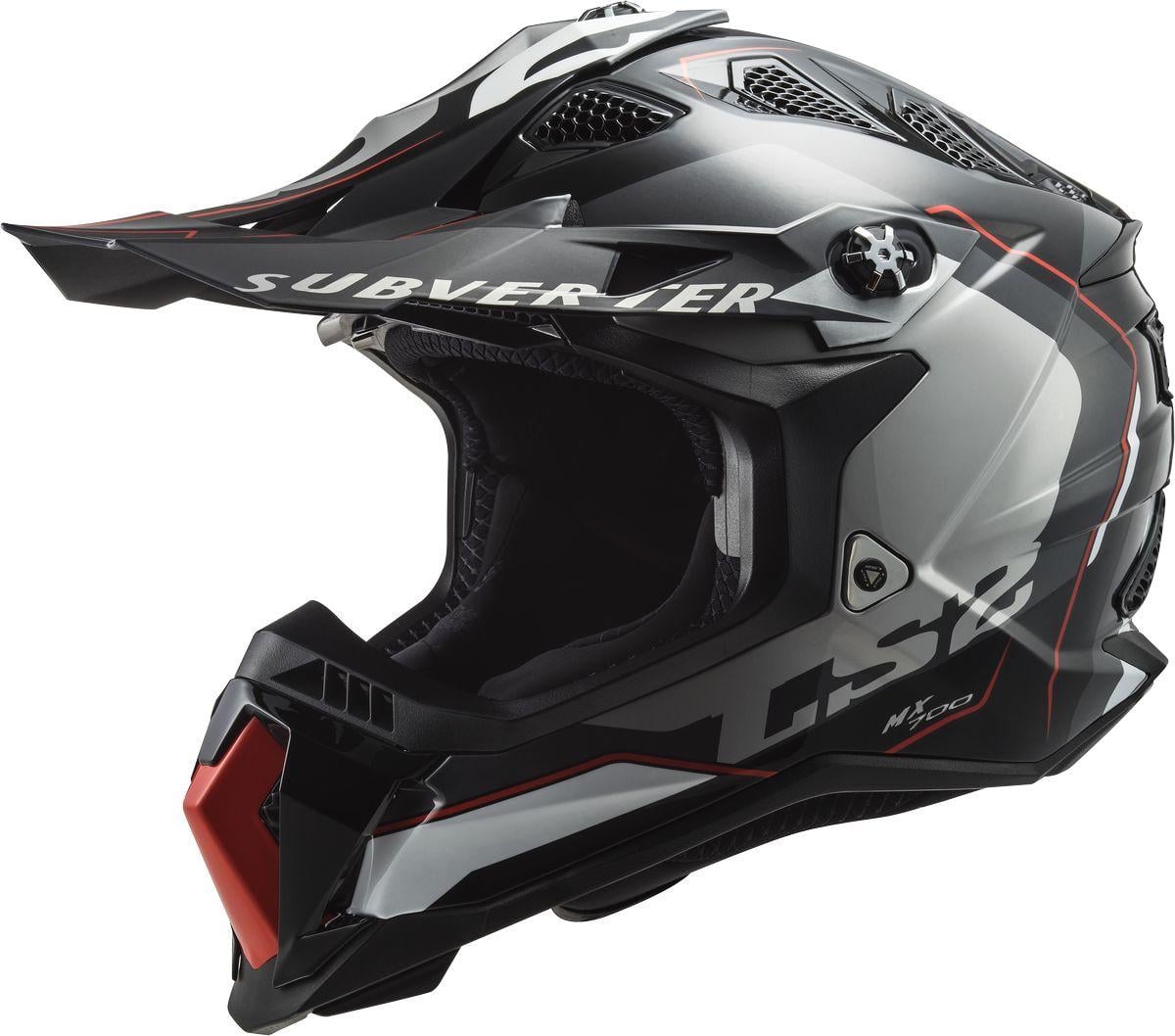 Мотошлем LS2 MX700 Subverter Evo Arched XL Silver/Titanium (21636)