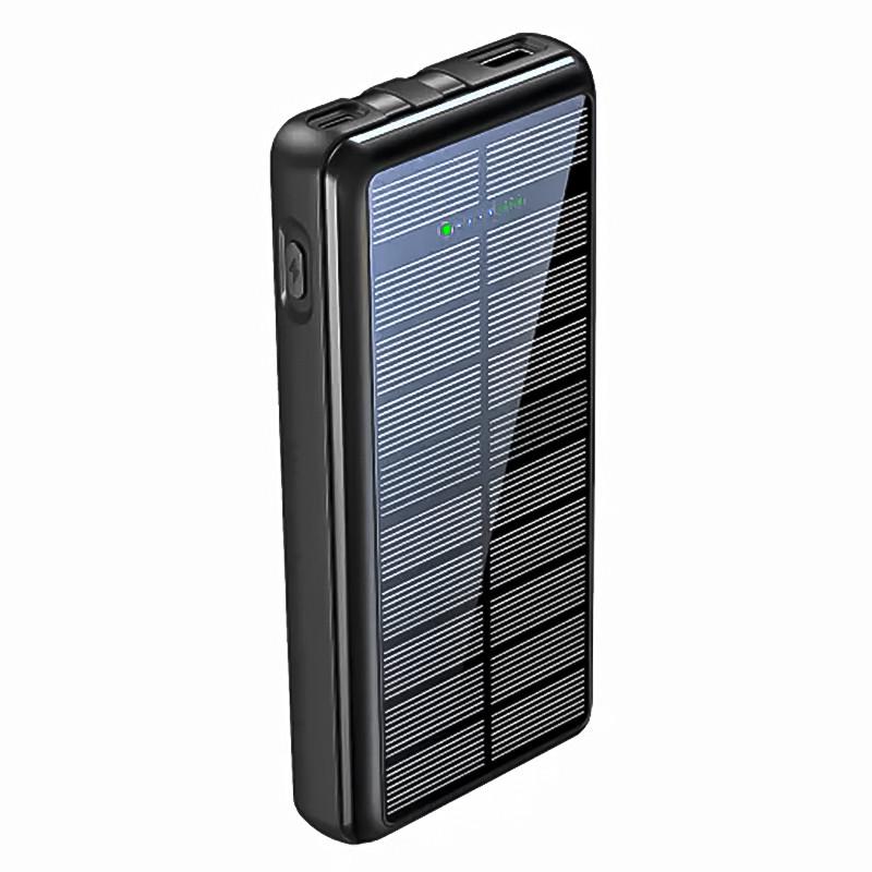 Повербанк Xionel YD-692S 20000 mAH с солнечной батареей Black (29-49-10454-50371) - фото 2