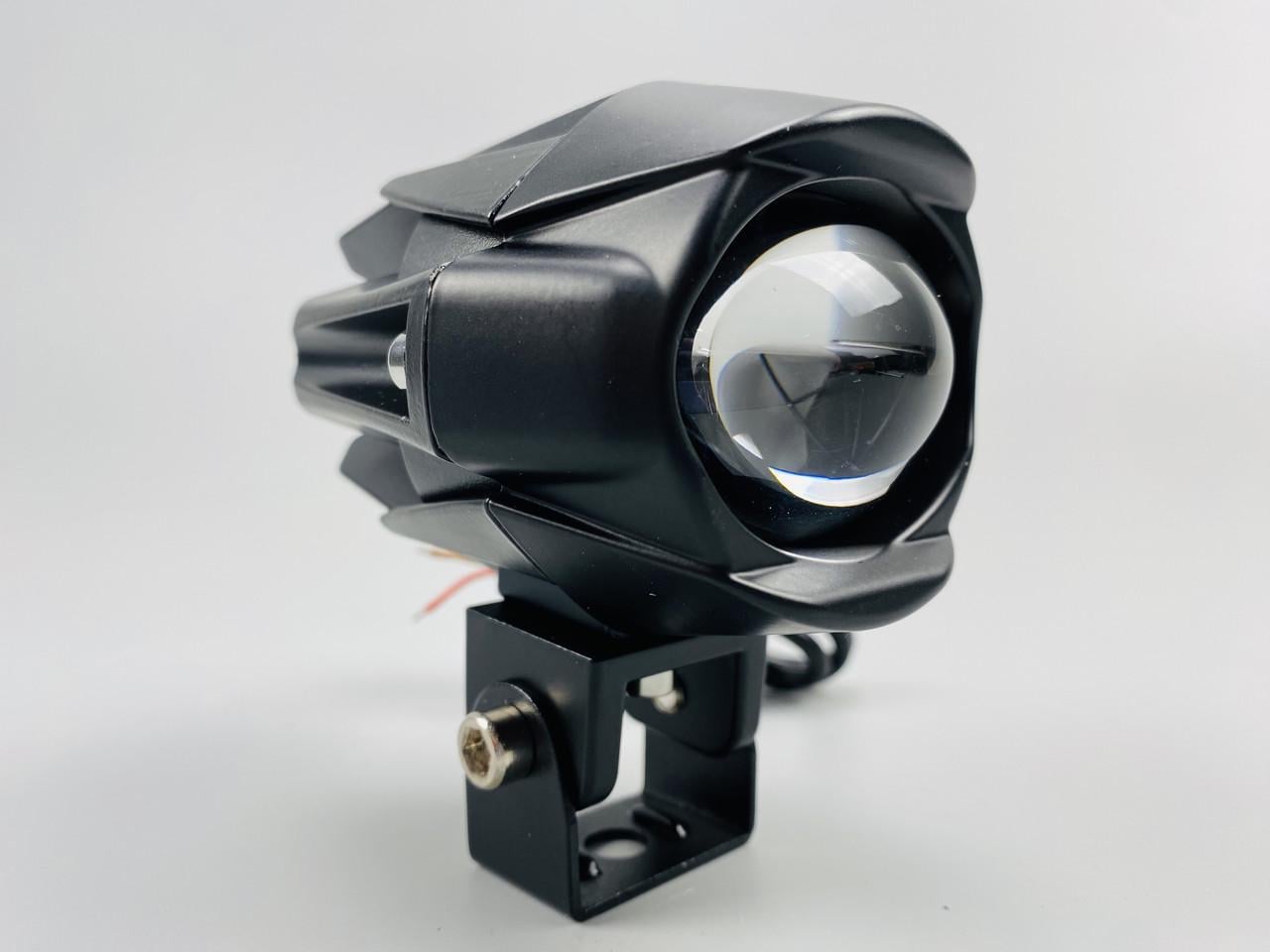 Фара Led протитуманна овальна 20W 9-80В led chip 3570 білий/жовтий світлодіодне допоміжне світло