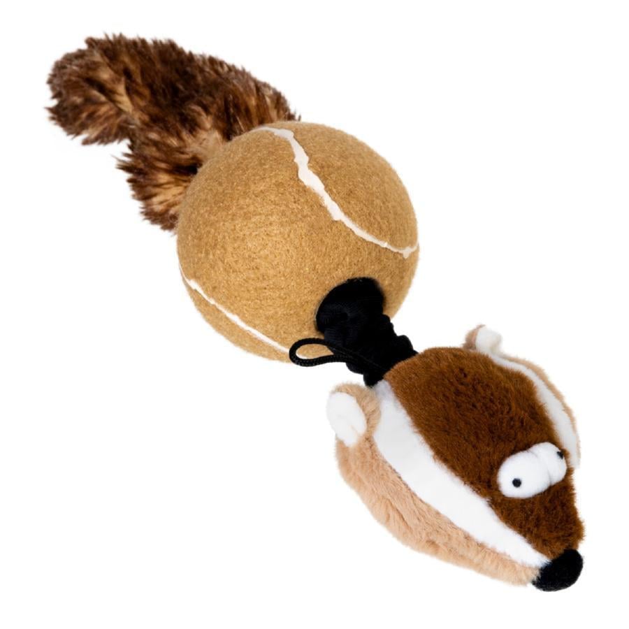 Игрушка для собак GiGwi Catch & fetch Барсук с 2-мя пищалками