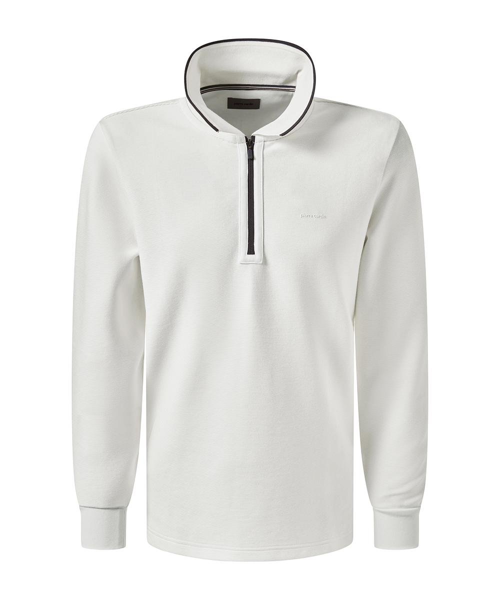 Поло на напівблискавці чоловіче S Білий (C5 30775.3072.1009) - фото 2 Поло на напівблискавці чоловіче S Білий (C5 30775.3072.1009) - фото 2