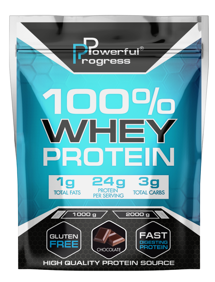 Сироватковий протеїн Powerful Progress Whey Protein 100% Instant 2000 г Шоколад (10583-03)