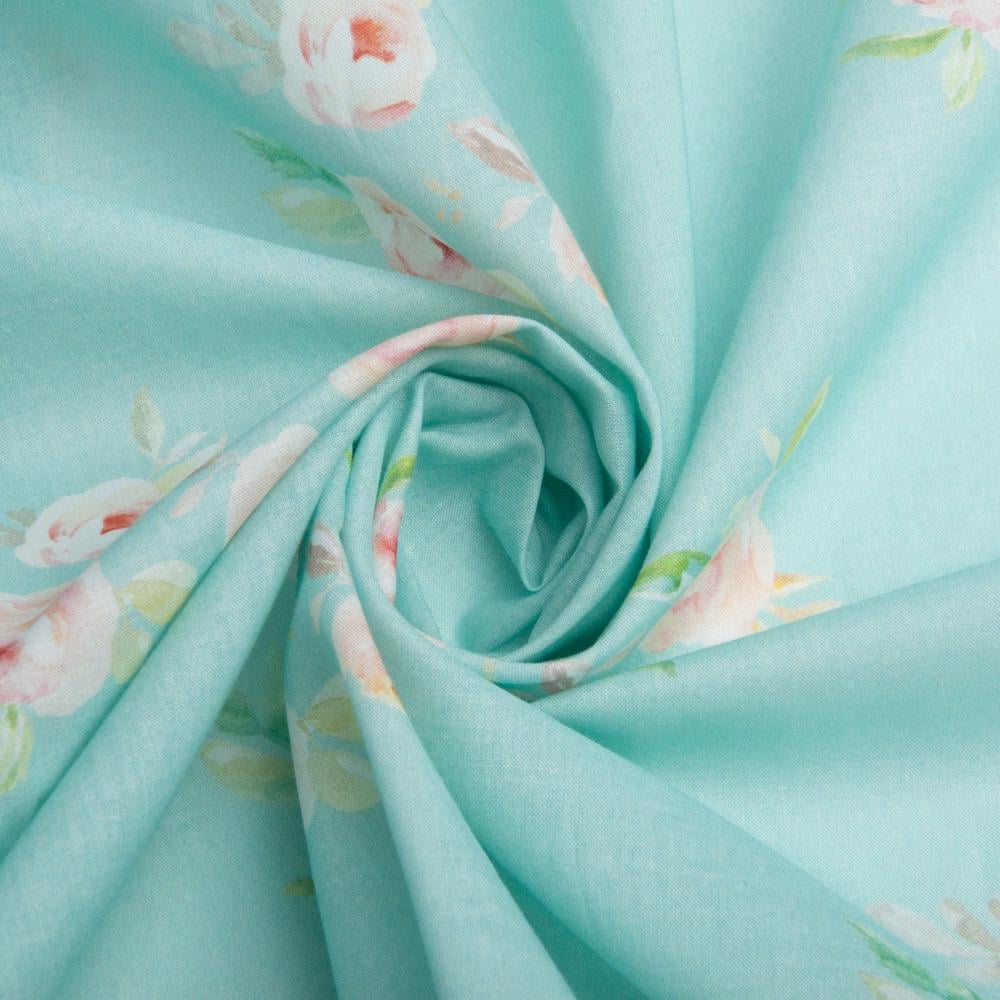 Ткань батист Гранд Роуз Мята (25379)