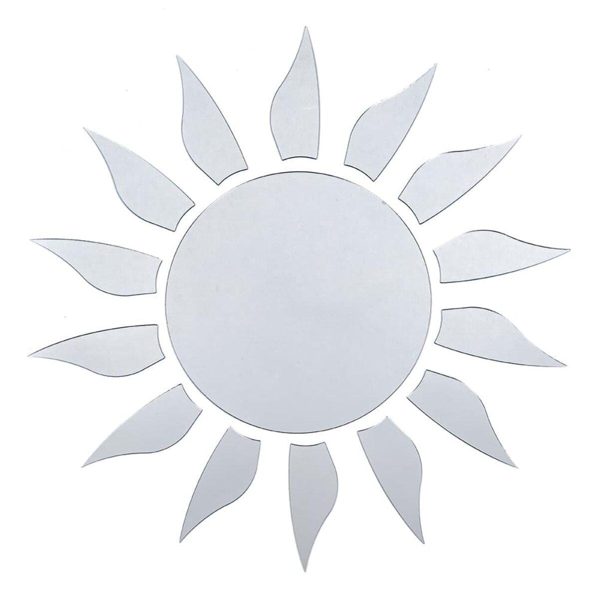 Зеркальный декор акриловый самоклеющийся D 15 шт. Серебро (SW-00002501)