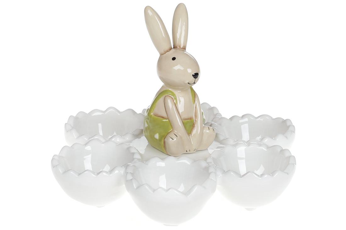 Блюдо для яиц BonaDi Милий Зайка 16,6 см (834-871)