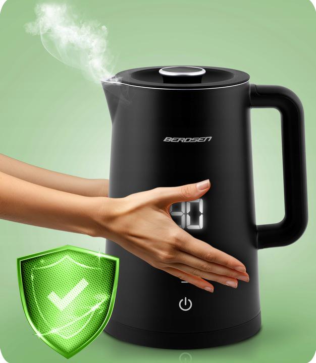 Електрочайник Berdsen BD-709 з сенсорним дисплеєм 1,7 л Чорний (370900) - фото 5 Електрочайник Berdsen BD-709 з сенсорним дисплеєм 1,7 л Чорний (370900) - фото 5