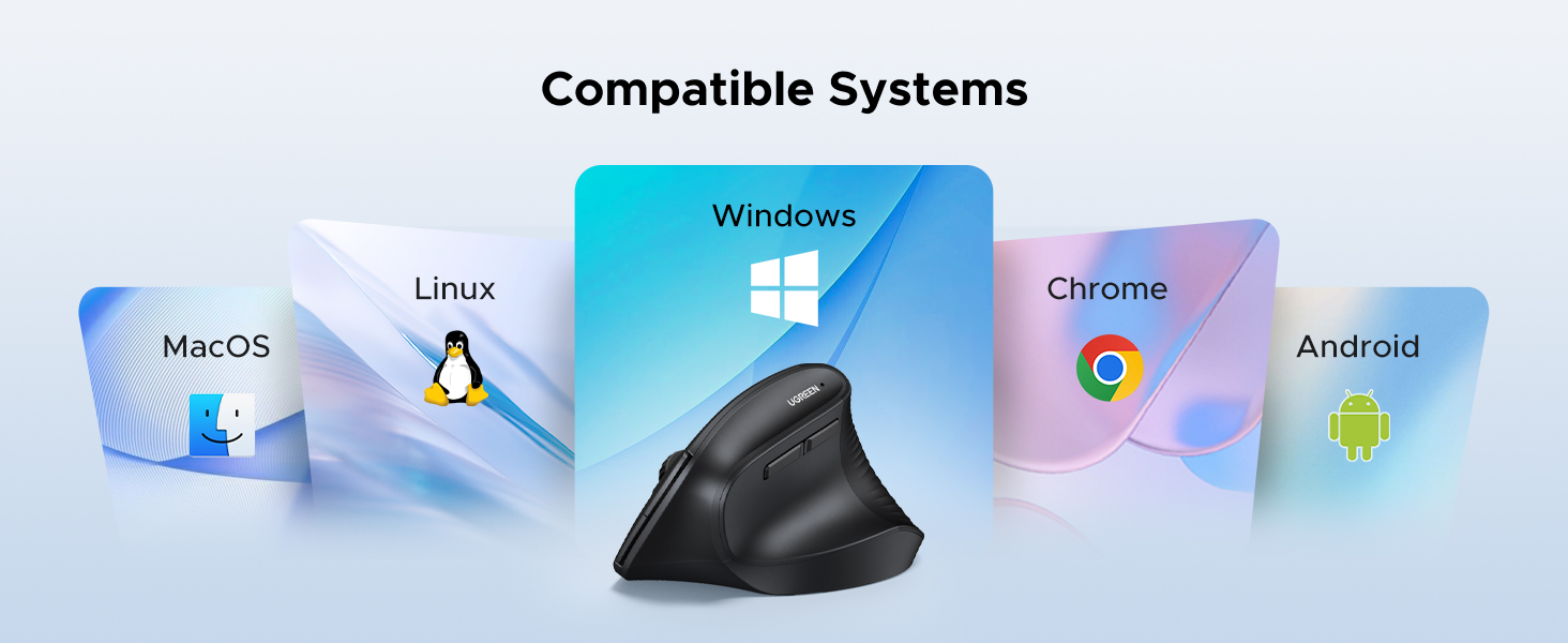 Компьютерная мышка беспроводная UGREEN M571P Black (65042) - фото 4 Компьютерная мышка беспроводная UGREEN M571P Black (65042) - фото 4