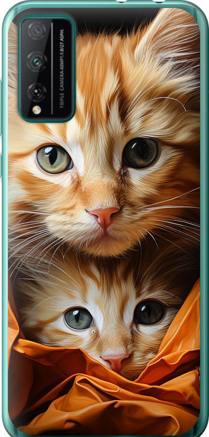 Чехол на Huawei Honor Play 4T Pro Котики 2 (5664u-1914-42517)