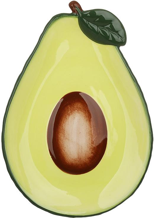 Тарелки керамические Авокадо 4 шт. 26х18 см