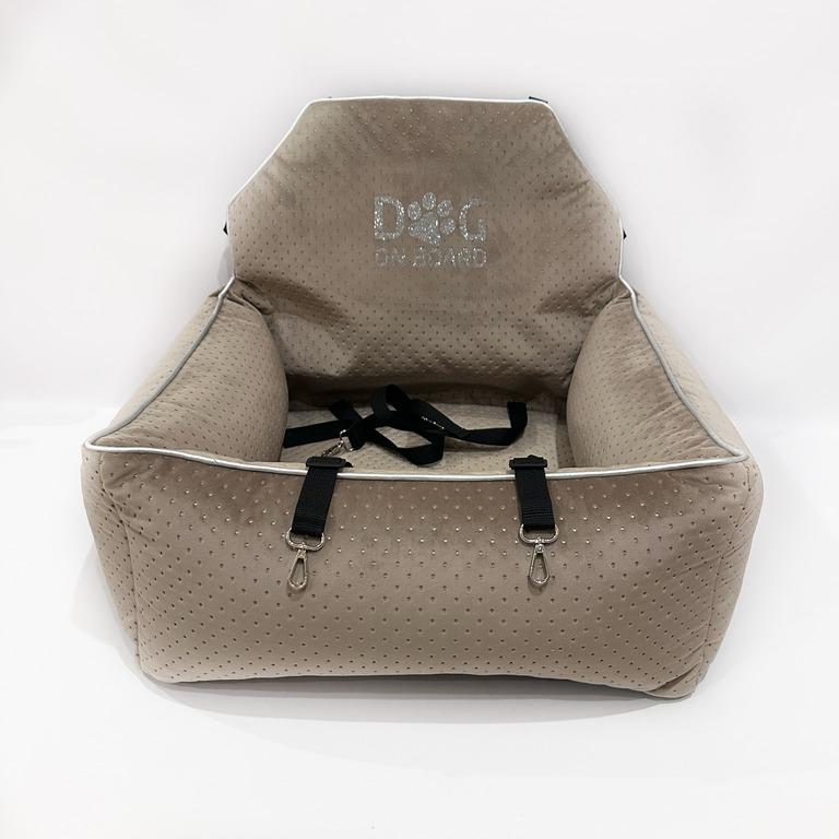 Автокрісло для собак Amore mio Cane Large до 16 кг 70х60х25 см Brown (CS-0037) - фото 3 Автокрісло для собак Amore mio Cane Large до 16 кг 70х60х25 см Brown (CS-0037) - фото 3