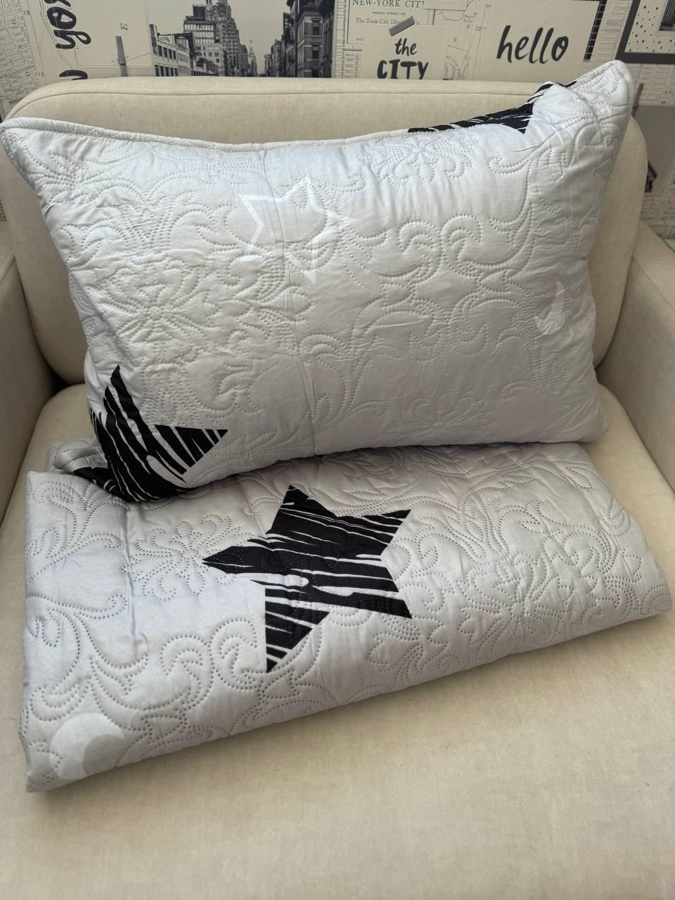 Ковдра літня бавовняна гіпоалергенна стьобана з наволочками 200х220 см (П4К-5106) - фото 5 Ковдра літня бавовняна гіпоалергенна стьобана з наволочками 200х220 см (П4К-5106) - фото 5