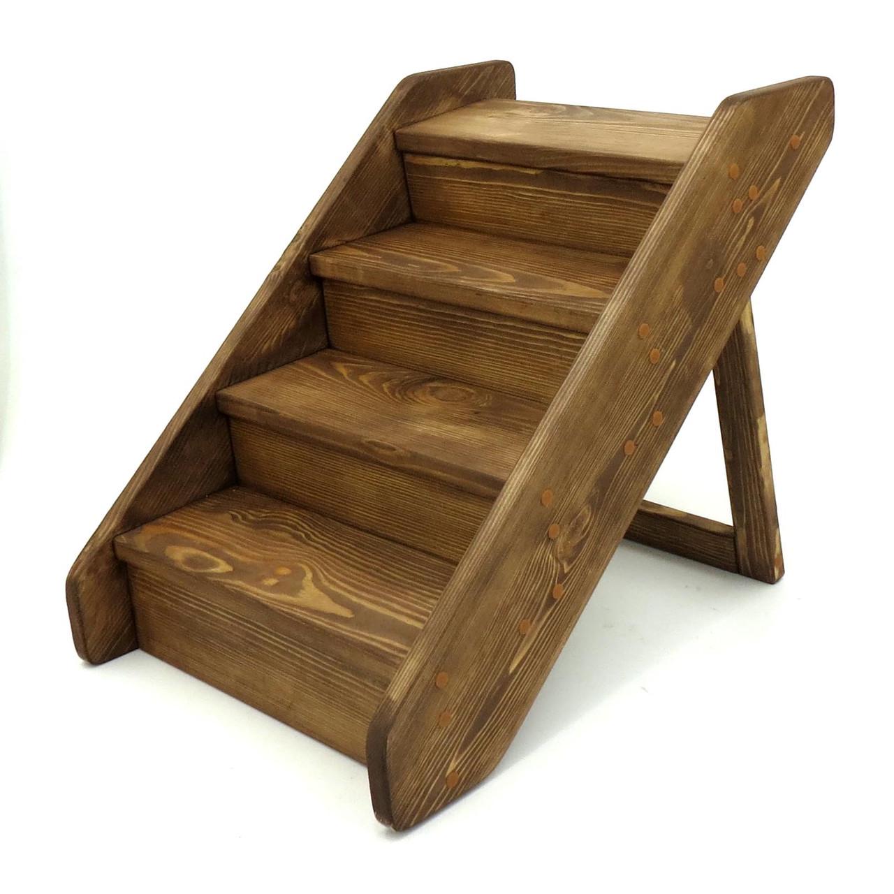 Лестница для собак из дерева Биндура Капучино (ТУС-000509)